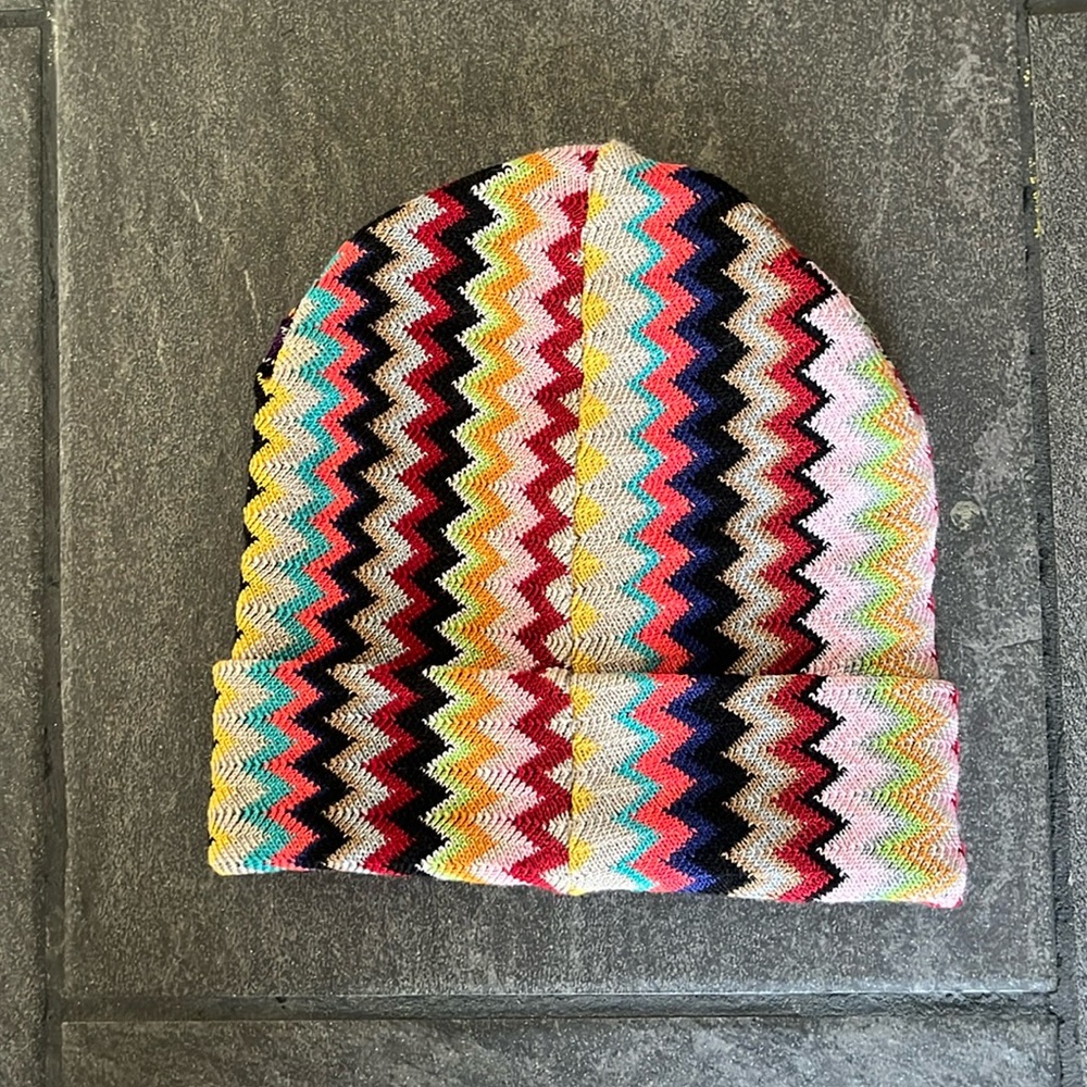 Missoni chevron wool blend beanie